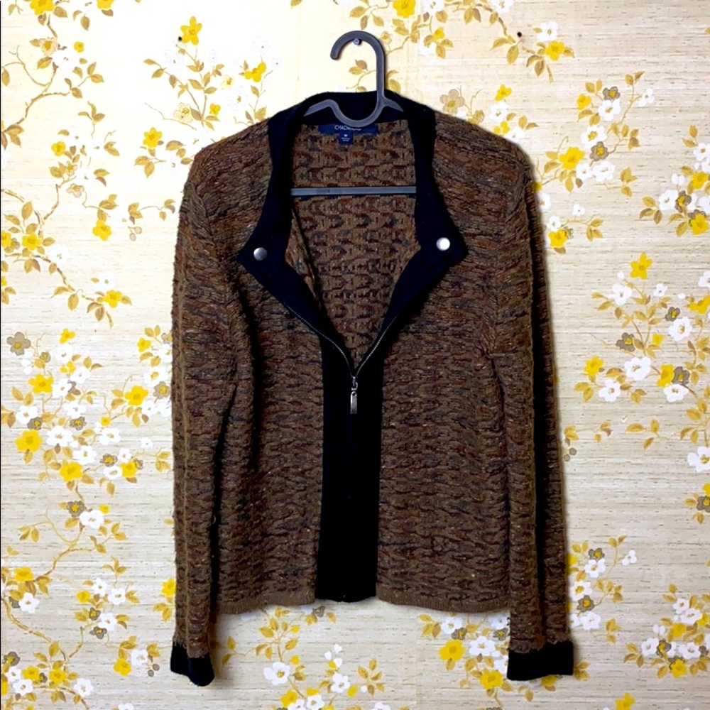 Acrylic Women’s Zip Up Sweater